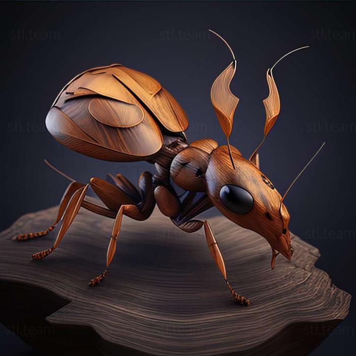 3D модель Pheidole alacris (STL)